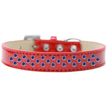 UNCONDITIONAL LOVE Sprinkles Ice Cream Blue Crystals Dog CollarRed Size 14 UN812343